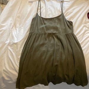 Olive green dress